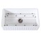 Gourmetier KGKFA331810RM 33" x 18" SGL Bowl Farmhouse Kitchen Sink, Drain & Rack KGKFA331810RM - alternate 1